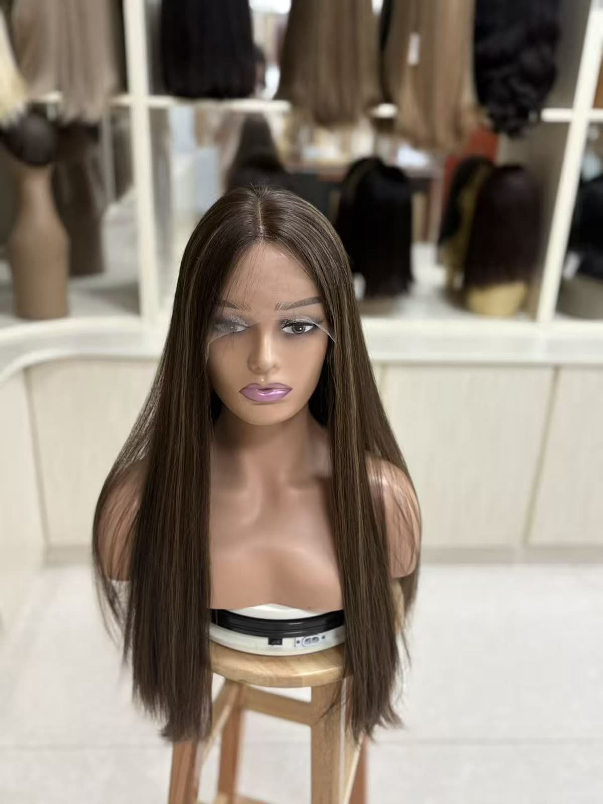 WY-4767-2-6-10 — 22" European Virgin Hair HD Lace Wig